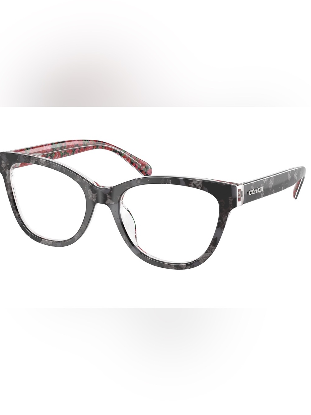 COACH - new w/o tags - 5856 (Black Tortoise/Pink Floral) - Medium - HC 6249U
